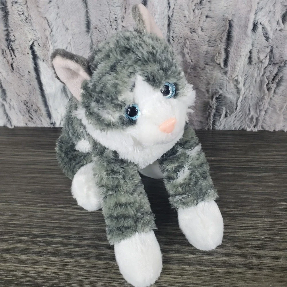 People Pals Gray Tabby Cat Kitten Blue Eyes 11